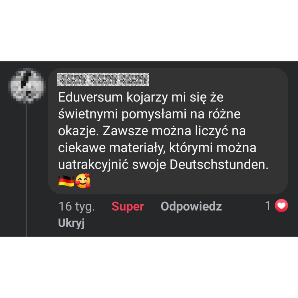 Opinia 6 eduversum scenariusze dla nauczycieli niemieckiego