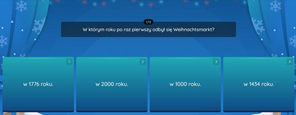 gotowe lekcje języka niemieckiego Przybornik germanisty Adventskalender 3