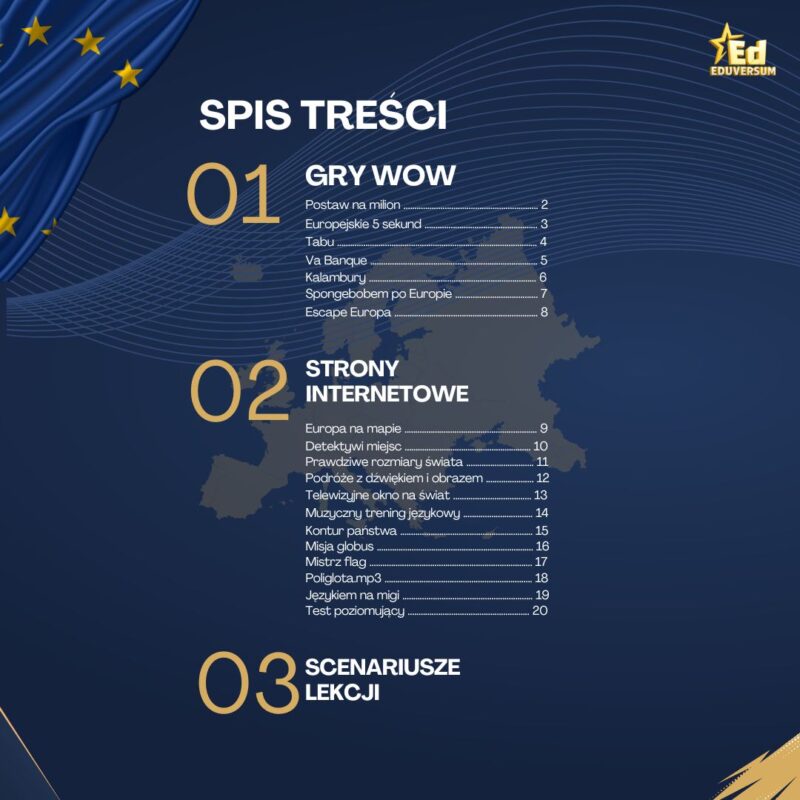 Spis treści produktu Europejski Dzień Języków Obcych
