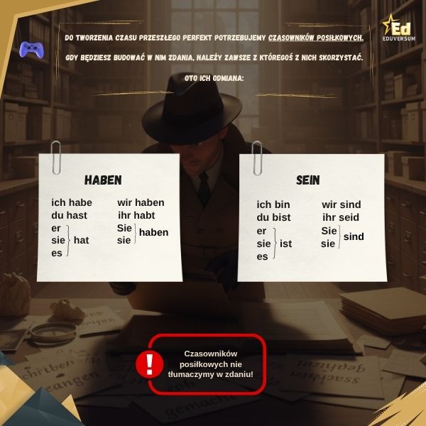 odmiana haben, sein czas przeszły perfekt